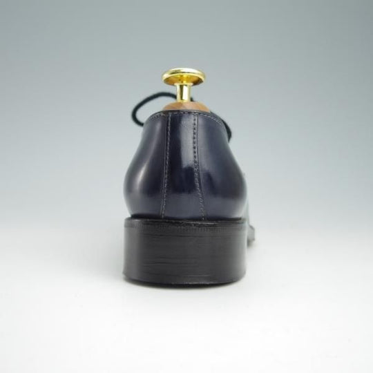 美品★(伊)STEFANO BI/ステファノビ(レディース) SIZE 36【貴重★(伊)Mauro Volponi別注/ホールカット】489/カーフ/紺★g018