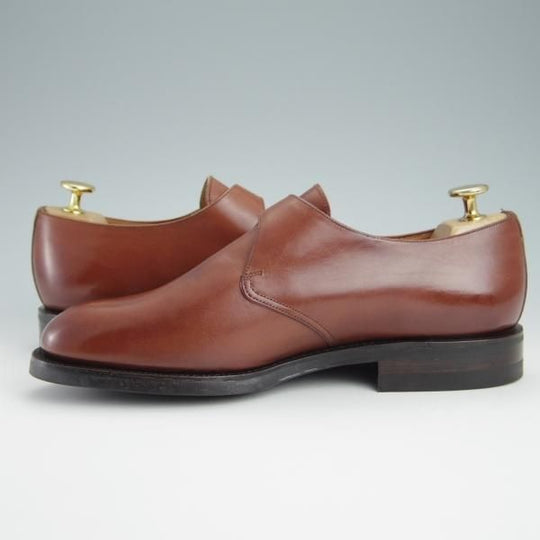 新品★(スペイン製)YANKO/ヤンコ SIZE 24【グッドイヤーウェルテッド製法★モンクストラップ/26498】カーフ/茶/メンズ★g019