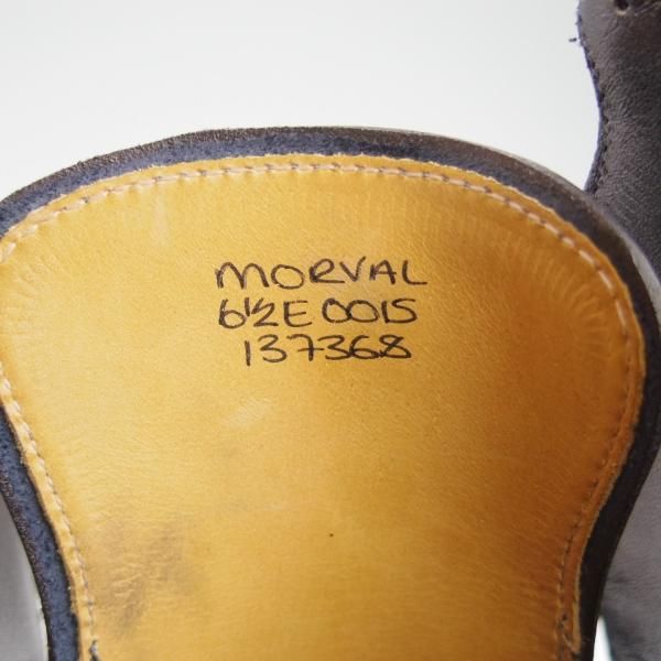極上★ジョンロブ 6.5E【モデル定価￥243,100-★MORVAL/(水牛)バッファローレザー】0015ラスト/ダブルモンク/紺/メンズ/JOHN LOBB★g023