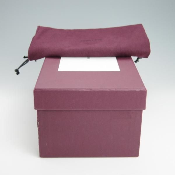 極上★ジョンロブ 6.5E【モデル定価￥243,100-★MORVAL/(水牛)バッファローレザー】0015ラスト/ダブルモンク/紺/メンズ/JOHN LOBB★g023