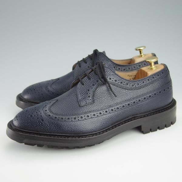 新品★トリッカーズ SIZE 8【モデル定価￥82,500-★コマンドソール仕様/M5164】アーバンリサーチ別注/ロングウイング/紺/Tricker's★g025