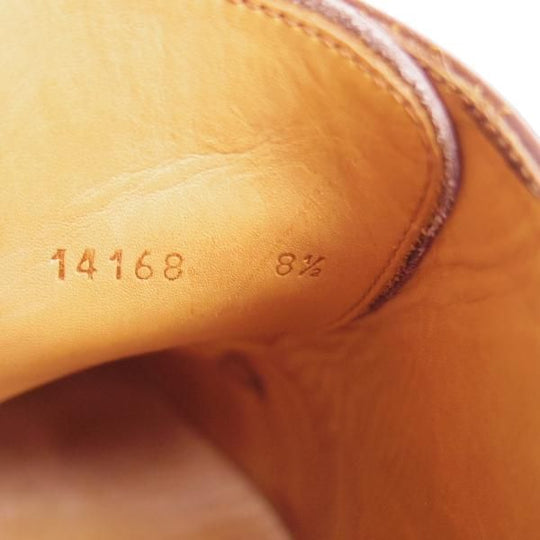 極美品★(スペイン製)YANKO/ヤンコ SIZE 8.5【グッドイヤーウェルテッド製法★ストレートチップ/14168】カーフ/茶/メンズ★g029