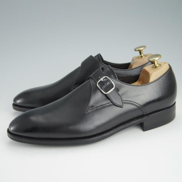 新品★ユニオンインペリアル SIZE 6.5【定価￥44,000-★ダイナイトソール仕様/U1706】モンクストラップ/カーフ/黒/Union Imperial★g030