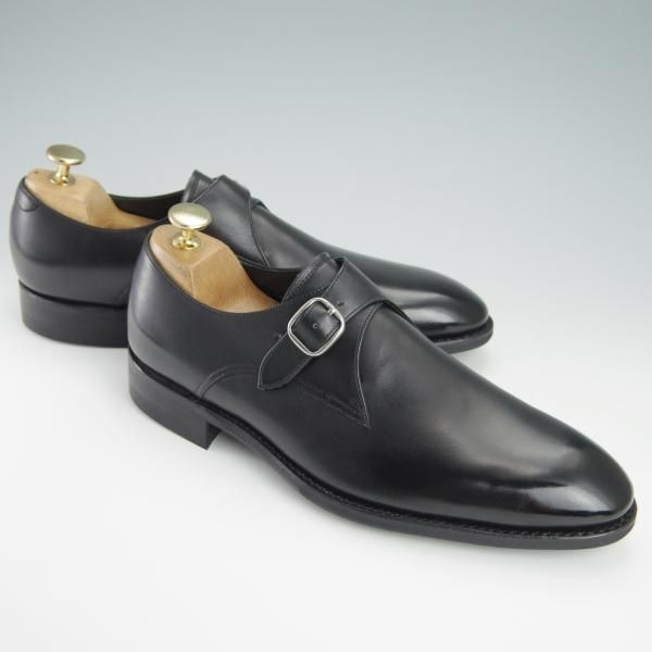 新品★ユニオンインペリアル SIZE 6.5【定価￥44,000-★ダイナイトソール仕様/U1706】モンクストラップ/カーフ/黒/Union Imperial★g030
