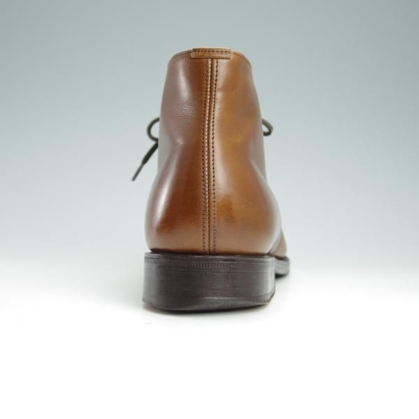 ★チャーチ 65F/UK6.5【貴重★100ラスト/CARLISLE】4都市ロゴ/チャッカブーツ/カーフ/茶/メンズ/Church's★g032