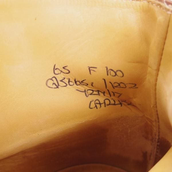 ★チャーチ 65F/UK6.5【貴重★100ラスト/CARLISLE】4都市ロゴ/チャッカブーツ/カーフ/茶/メンズ/Church's★g032