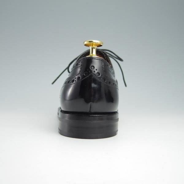 極美品★チャーチ(レディース) SIZE 38【定価￥86,900-★バーウッド/BURWOOD WG】ポリッシュドバインダーカーフ/黒/Church's★g033