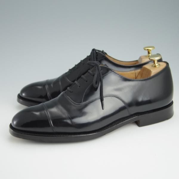 極上★チャーチ 80F/UK8【貴重★73ラスト/ブックバインダーカーフ/コンサル同仕様】4都市ロゴ過渡期/BALMORAL/黒/Church's★g034