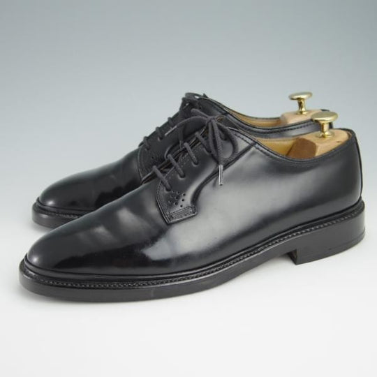 極上★リーガル SIZE 25【貴重★水染めコードバン仕様/インペリアルグレード】W514/プレーントゥ/黒/Shell Cordovan/REGAL★g035