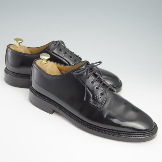 極上★リーガル SIZE 25【貴重★水染めコードバン仕様/インペリアルグレード】W514/プレーントゥ/黒/Shell Cordovan/REGAL★g035