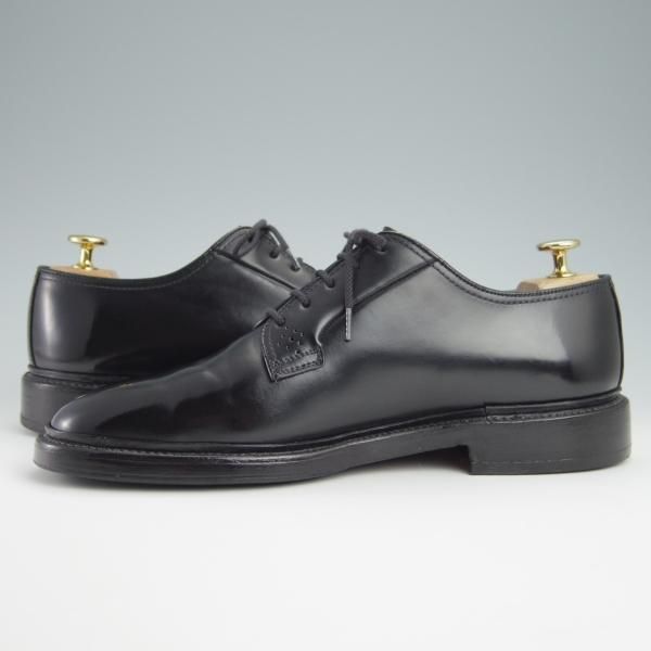 極上★リーガル SIZE 25【貴重★水染めコードバン仕様/インペリアルグレード】W514/プレーントゥ/黒/Shell Cordovan/REGAL★g035