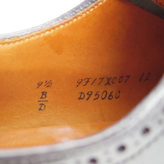 極美品★オールデン 9.5D【BROGUE特注品★コードバン仕様/D9506C(正宗)】トレモントラスト/フルブローグ/黒/Alden★g036