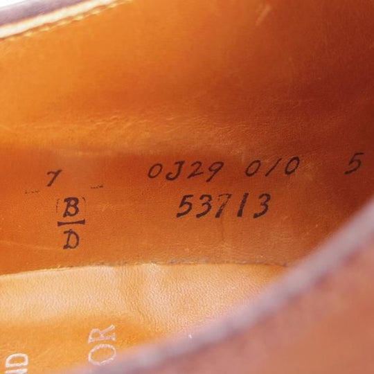 極上★オールデン 7D【定価￥103,400-★ミリタリーラスト/DRESSTERIOR別注】53713/プレーントゥ/カーフ/茶/メンズ/Alden★g039