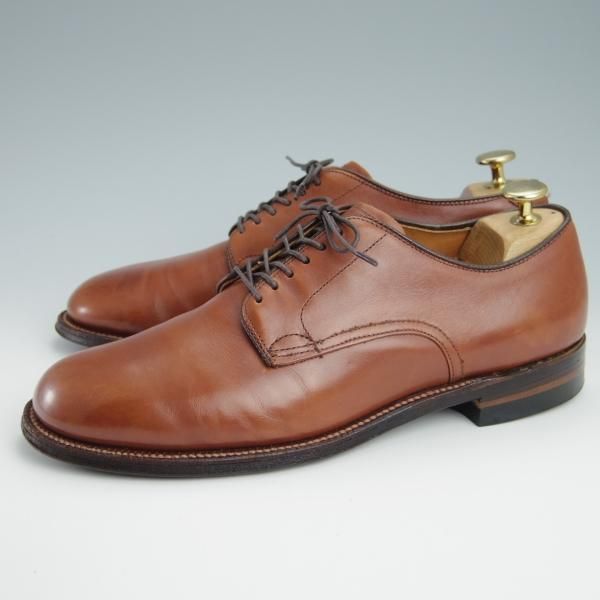 極上★オールデン 7D【定価￥103,400-★ミリタリーラスト/53713】プレーントゥ/カーフ/茶/メンズ/Alden★g040