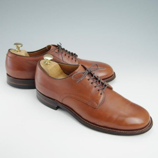 極上★オールデン 7D【定価￥103,400-★ミリタリーラスト/53713】プレーントゥ/カーフ/茶/メンズ/Alden★g040