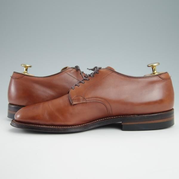 極上★オールデン 7D【定価￥103,400-★ミリタリーラスト/53713】プレーントゥ/カーフ/茶/メンズ/Alden★g040
