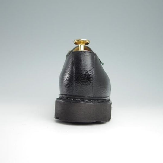 極美品★パラブーツ SIZE 6【貴重★ユナイテッドアローズ別注/SANS】サイドエラスティック/シボ革/黒/UNITED ARROWS/Paraboot★g041