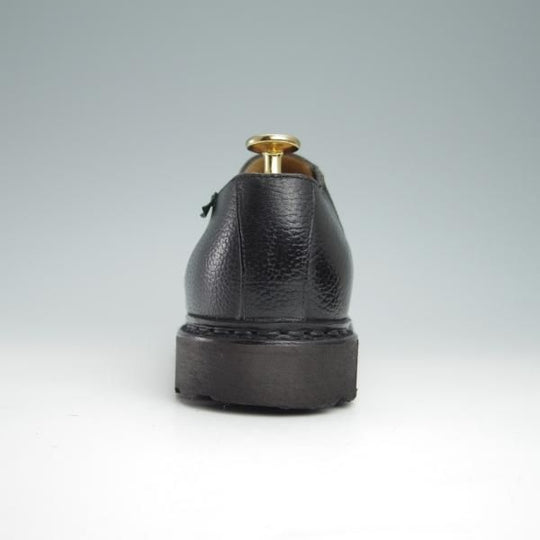 極美品★パラブーツ SIZE 6【貴重★ユナイテッドアローズ別注/SANS】サイドエラスティック/シボ革/黒/UNITED ARROWS/Paraboot★g041