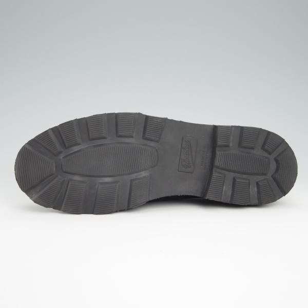 極美品★パラブーツ SIZE 6【貴重★ユナイテッドアローズ別注/SANS】サイドエラスティック/シボ革/黒/UNITED ARROWS/Paraboot★g041