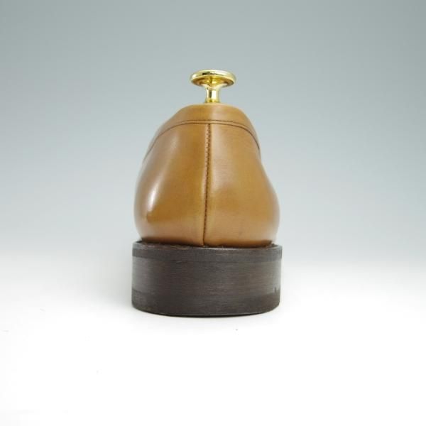 極美品★パラブーツ SIZE 8.5【モデル定価￥77,000-★ADONIS/コインローファー】ギャラクシーソール/カーフ/薄茶/メンズ/Paraboot★g042