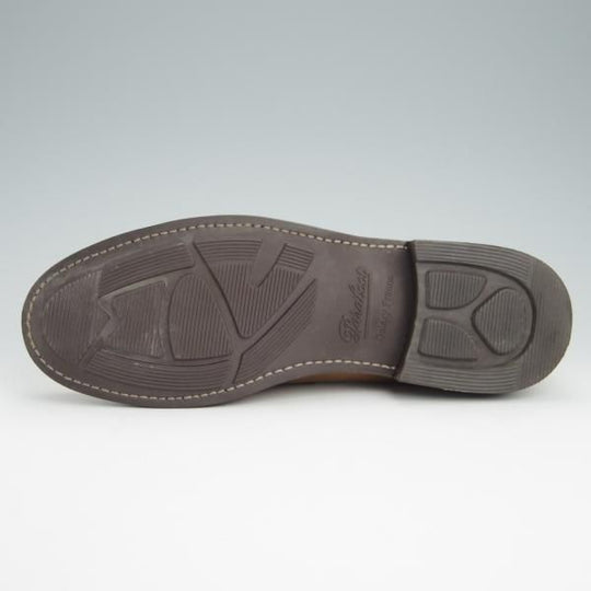 極美品★パラブーツ SIZE 8.5【モデル定価￥77,000-★ADONIS/コインローファー】ギャラクシーソール/カーフ/薄茶/メンズ/Paraboot★g042