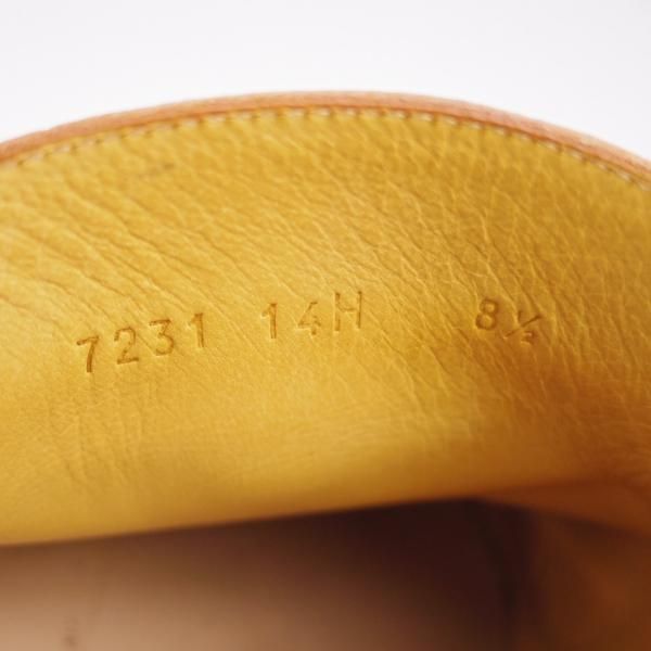 極美品★パラブーツ SIZE 8.5【モデル定価￥77,000-★ADONIS/コインローファー】ギャラクシーソール/カーフ/薄茶/メンズ/Paraboot★g042