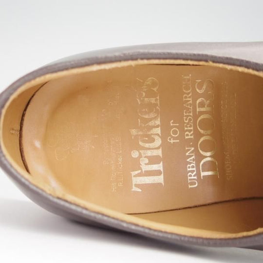 極上★トリッカーズ SIZE 8【モデル定価￥85,800-★アーバンリサーチ別注/ROBERT】M3616/プレーントゥ/カーフ/濃茶/Tricker's★g048