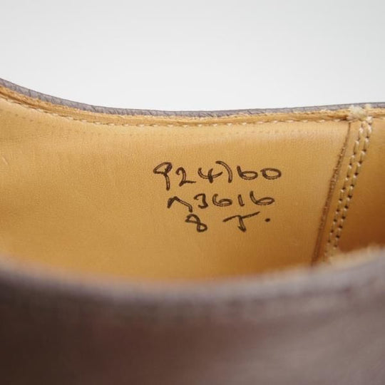 極上★トリッカーズ SIZE 8【モデル定価￥85,800-★アーバンリサーチ別注/ROBERT】M3616/プレーントゥ/カーフ/濃茶/Tricker's★g048