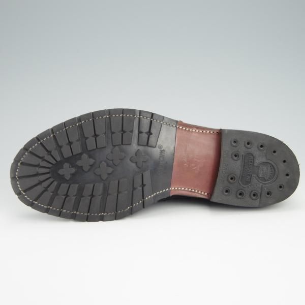 極上★Makers/メイカーズ SIZE 7【定価￥69,300-★全国限定30足/Milok別注/(デュプイ社)ボックスカーフ】コインローファー/黒★g049