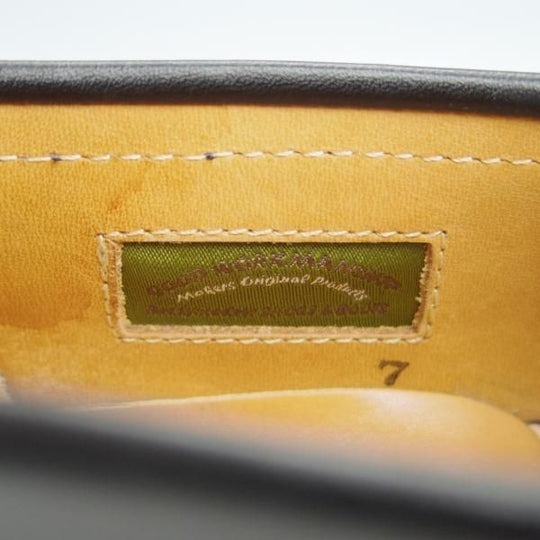 極上★Makers/メイカーズ SIZE 7【定価￥69,300-★全国限定30足/Milok別注/(デュプイ社)ボックスカーフ】コインローファー/黒★g049