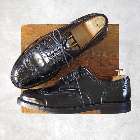 ★オールデン 8D【コードバン仕様★(ハワイ)Leather Soul別注/20985】フルブローグ/黒/レザーソウル/Alden★g050