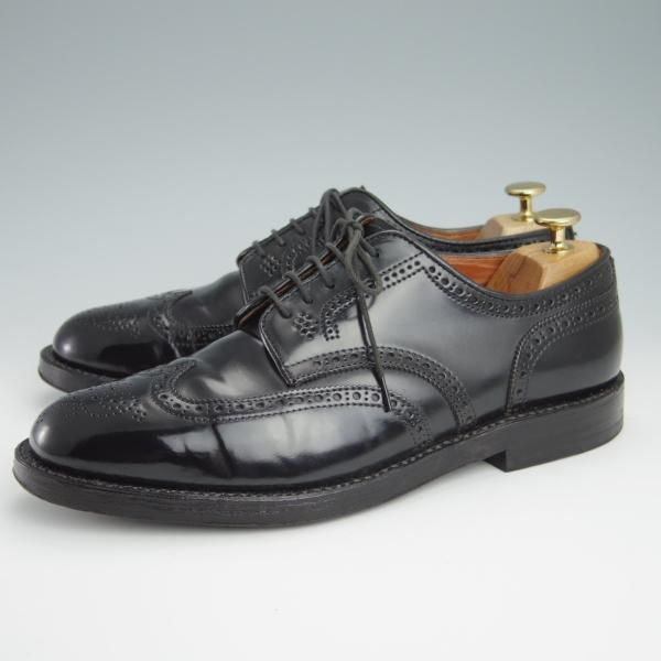★オールデン 8D【コードバン仕様★(ハワイ)Leather Soul別注/20985】フルブローグ/黒/レザーソウル/Alden★g050