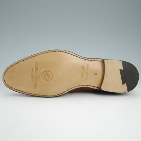 未使用★ユニオンインペリアル SIZE 8【定価￥39,600-★Uチップ/U2003】(仏)アノネイ社/ベガノカーフ/茶/メンズ/Union Imperial★g051