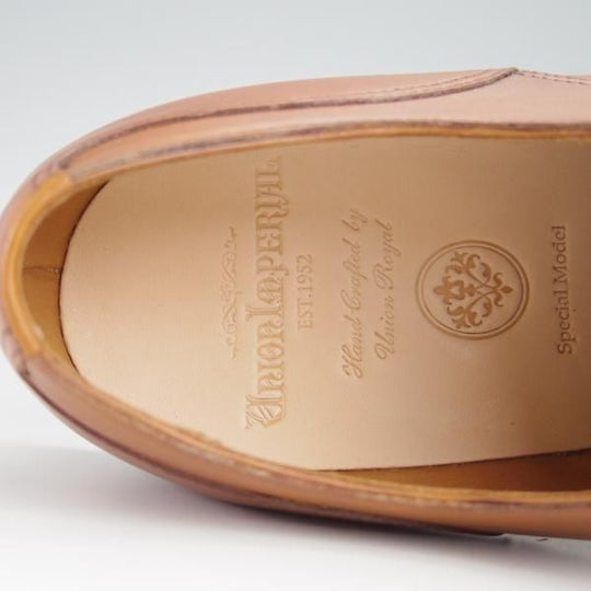 未使用★ユニオンインペリアル SIZE 8【定価￥39,600-★Uチップ/U2003】(仏)アノネイ社/ベガノカーフ/茶/メンズ/Union Imperial★g051