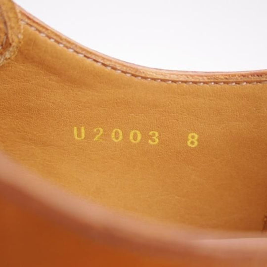 未使用★ユニオンインペリアル SIZE 8【定価￥39,600-★Uチップ/U2003】(仏)アノネイ社/ベガノカーフ/茶/メンズ/Union Imperial★g051
