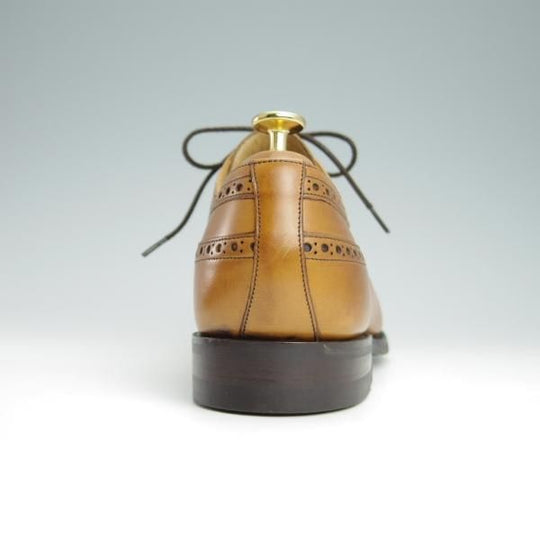 未使用★(英)BARKER/バーカー 7.5G【ダイナイトソール仕様★ロングウイング/399027】カーフ/薄茶/メンズ★g052