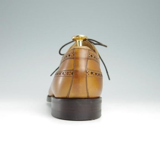 未使用★(英)BARKER/バーカー 7.5G【ダイナイトソール仕様★ロングウイング/399027】カーフ/薄茶/メンズ★g052