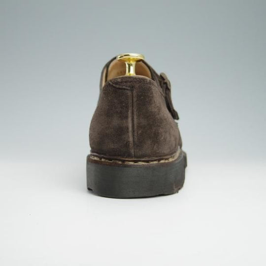 極上★パラブーツ SIZE 7.5【定価￥74,800-★ウィリアム/WILLIAM】マルシェソール/ダブルモンク/スエード/濃茶/メンズ/Paraboot★g055