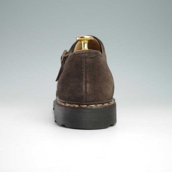 極上★パラブーツ SIZE 7.5【定価￥74,800-★ウィリアム/WILLIAM】マルシェソール/ダブルモンク/スエード/濃茶/メンズ/Paraboot★g055