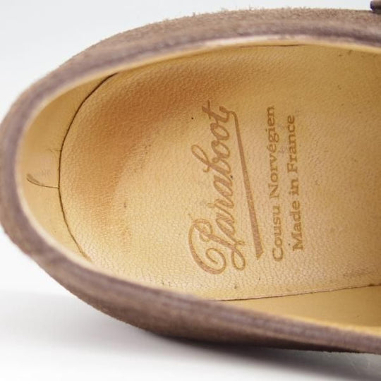 極上★パラブーツ SIZE 7.5【定価￥74,800-★ウィリアム/WILLIAM】マルシェソール/ダブルモンク/スエード/濃茶/メンズ/Paraboot★g055