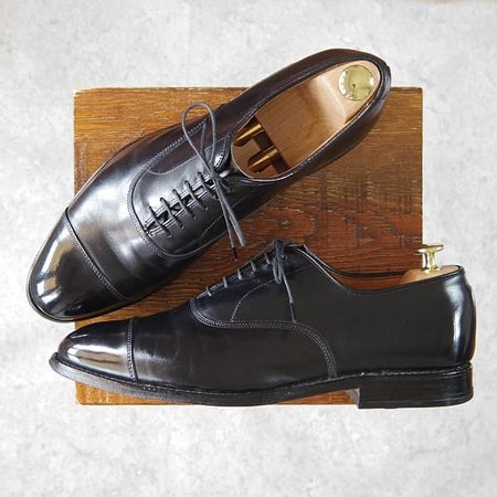 極上★(米)アレンエドモンズ 9.5D【定価￥75,900-★パークアベニュー/Park Avenue】ストレートチップ/黒/メンズ/ALLEN EDMONDS★g056