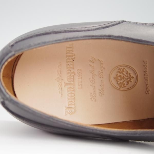 新品★ユニオンインペリアル SIZE 7【定価￥39,600-★Uチップ/U2003】(仏)アノネイ社/ベガノカーフ/黒/メンズ/Union Imperial★g062
