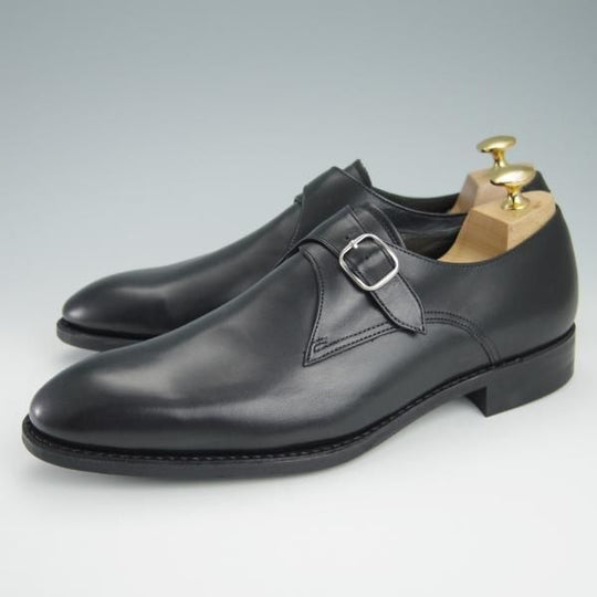 新品★ユニオンインペリアル SIZE 7【定価￥44,000-★ダイナイトソール仕様/U1706】モンクストラップ/カーフ/黒/Union Imperial★g063