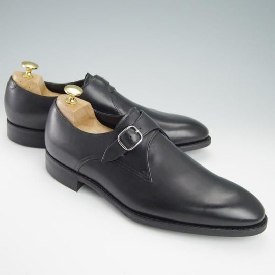 新品★ユニオンインペリアル SIZE 7【定価￥44,000-★ダイナイトソール仕様/U1706】モンクストラップ/カーフ/黒/Union Imperial★g063