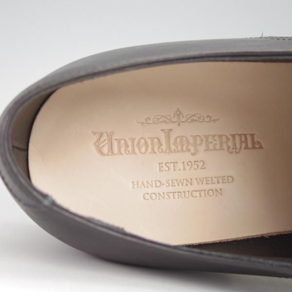 新品★ユニオンインペリアル SIZE 7【定価￥44,000-★ダイナイトソール仕様/U1706】モンクストラップ/カーフ/黒/Union Imperial★g063