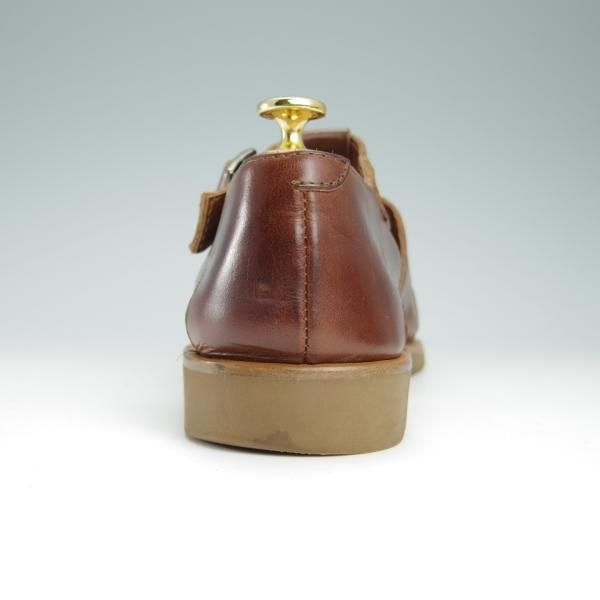 美品★パラブーツ SIZE 43【★グルカサンダル/PASIFIC】パシフィック/カーフ/茶/メンズ/Paraboot★g066