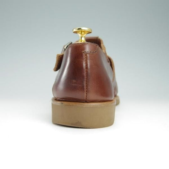 美品★パラブーツ SIZE 43【★グルカサンダル/PASIFIC】パシフィック/カーフ/茶/メンズ/Paraboot★g066