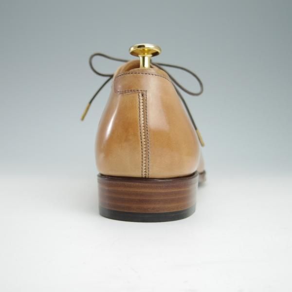 ほぼ試着程度★(恵比寿)ショセ SIZE 27.5【現行モデル定価￥93,500-★コードバン/ナチュラルカラー】C-793/プレーントゥ/chausser★g068