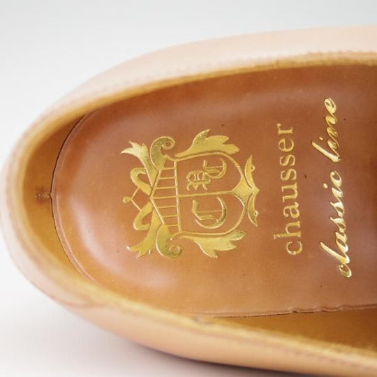 ほぼ試着程度★(恵比寿)ショセ SIZE 27.5【現行モデル定価￥93,500-★コードバン/ナチュラルカラー】C-793/プレーントゥ/chausser★g068