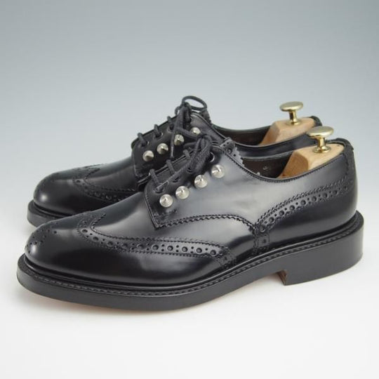 ほぼ試着程度★トリッカーズ SIZE 7【定価￥102,300-★The Old Curiosity shop別注/スタッズ仕様】8106/フルブローグ/黒/Tricker's★g069